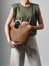 Handtas Neflier Estival Woomen Bruin neflier estival WNEE01-vue-porte